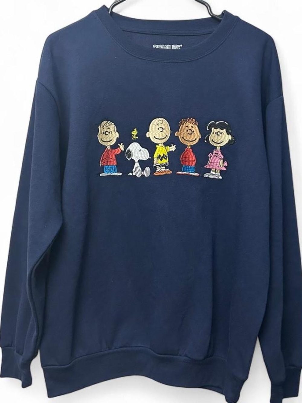 Peanuts Navy Graphic Logo Tee